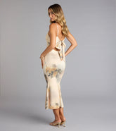 Sweet Serenity Bow Back Midi Dress